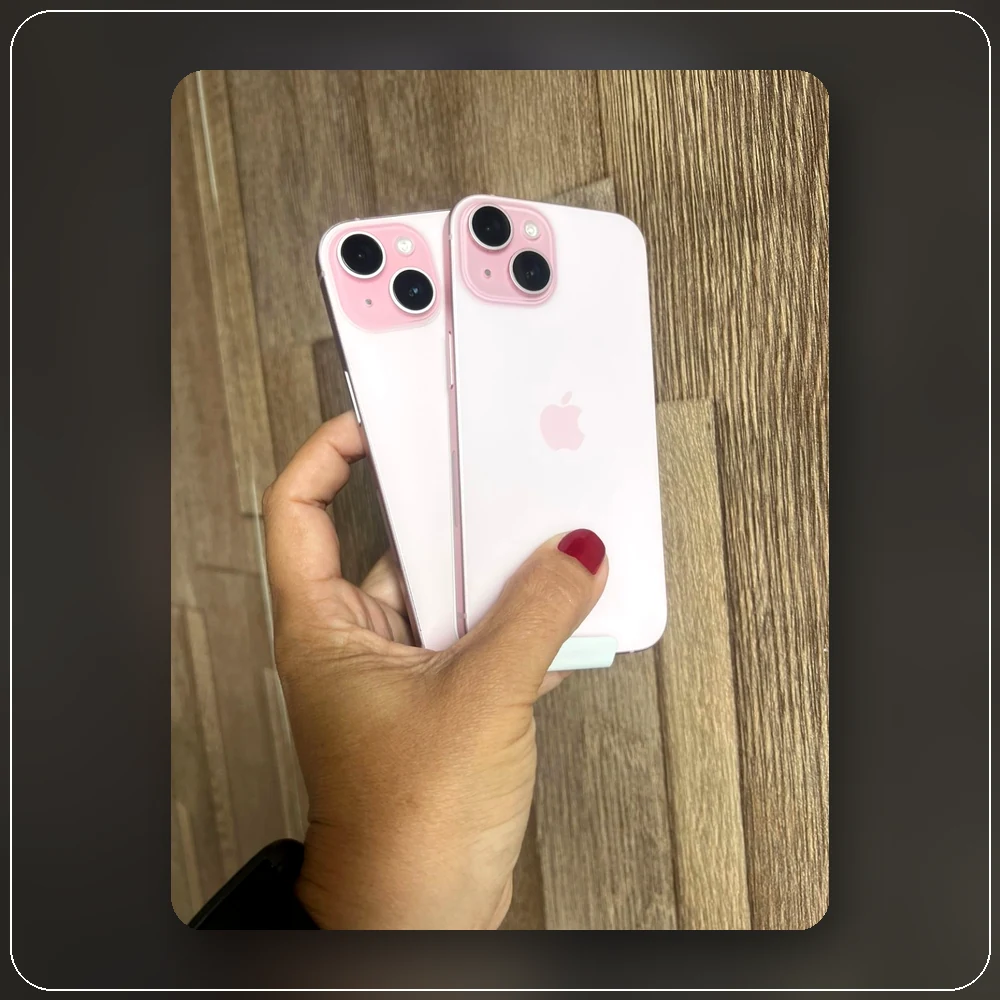 Foto real do iPhone 15