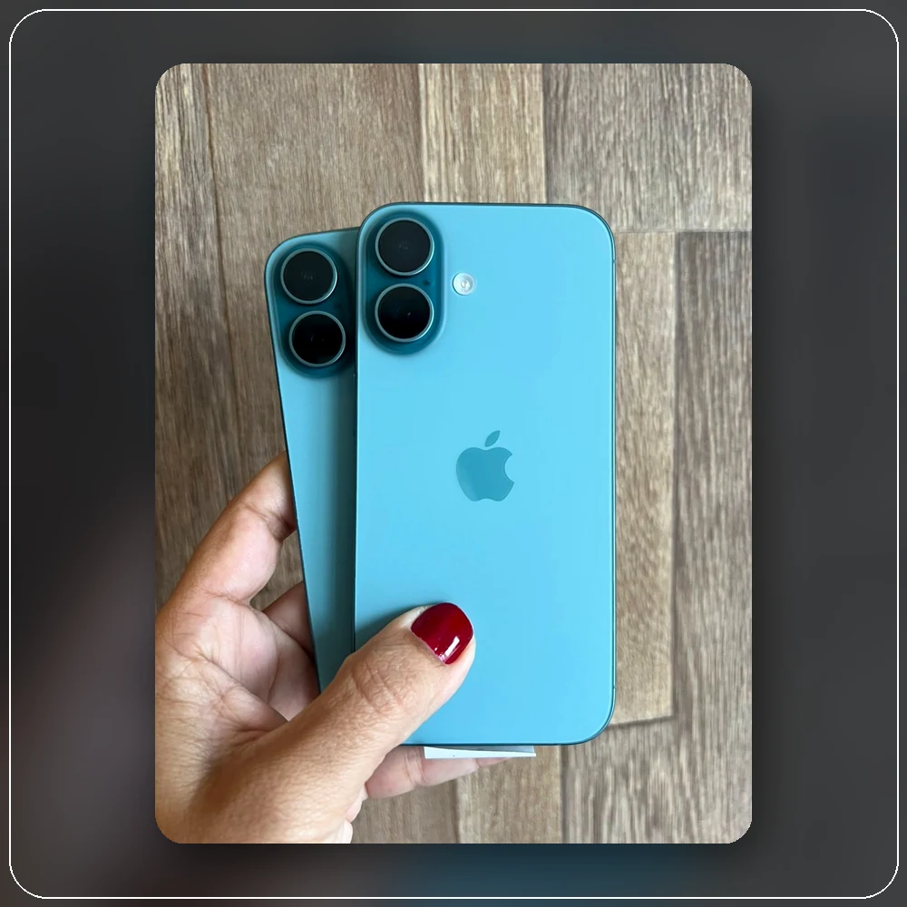 Foto real do iPhone 16